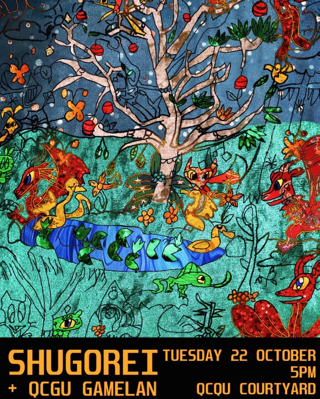 Shugorei and QLD Con Gamelan ensemble